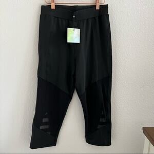 NWT Missguided Active Bondage Black Crop Legging Athleisure Workout US 8
